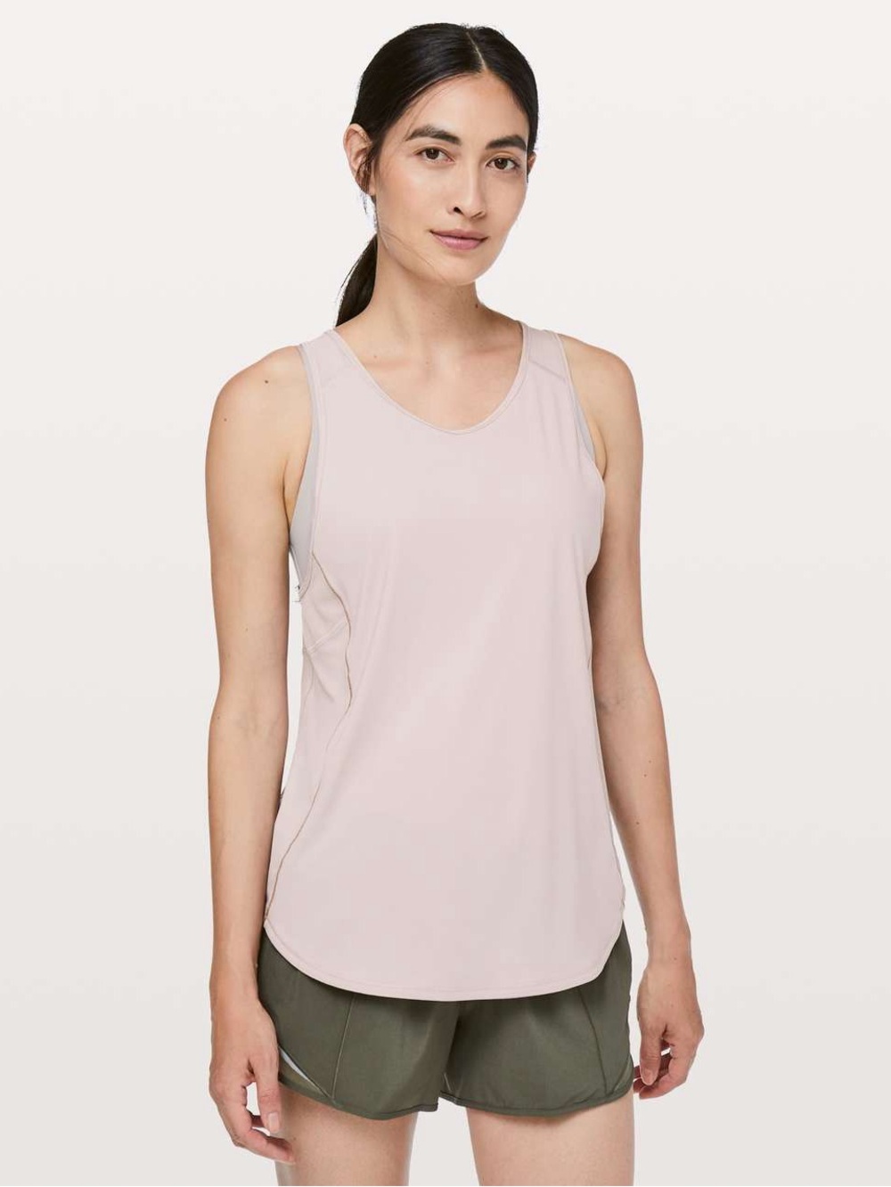 Lululemon Sculpt Tank II Mesh Tank Top – Size 2 – smoky blush